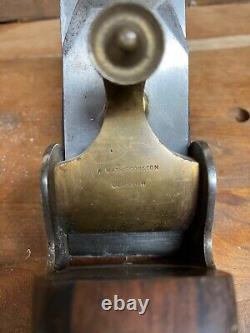 Very rare alex mathison dovetailed hand plane