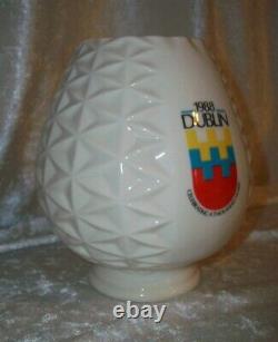 Vintage 1988 Dublin Ireland Irish Celtic Donegal Parian Millenium Vase 1087/3000