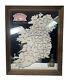 Vintage Baileys Irish Cream Mirror Map Of Ireland Bar Sign 1977 Man Cave 23x19