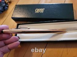 Vintage Cross fountain pen 1/20 14k rolled gold made in Ireland 14k nib 585