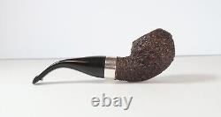 Vintage Estate Peterson Donegal Rocky XL999 Sterling Silver Band Pipe