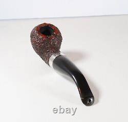 Vintage Estate Peterson Donegal Rocky XL999 Sterling Silver Band Pipe