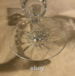 Vintage Galway Irish Crystal White wine glasses Old Clare Pattern