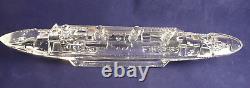 Vintage Glass Waterford Crystal Collectible Steam Ship Titanic Ocean Liner