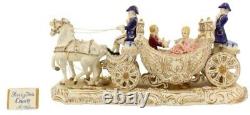 Vintage Ireland Dresden Porcelain Fairytale Coach Limited Edition 137/500