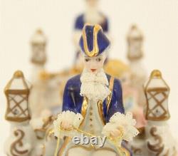 Vintage Ireland Dresden Porcelain Fairytale Coach Limited Edition 137/500