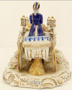 Vintage Ireland Dresden Porcelain Fairytale Coach Limited Edition 137/500