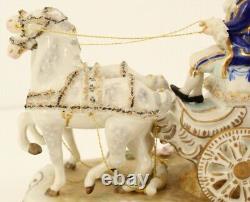 Vintage Ireland Dresden Porcelain Fairytale Coach Limited Edition 137/500