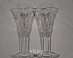 Vintage Ireland Waterford Crystal Champagne Glasses Set of 2