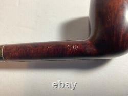 Vintage K&P Dublin Estate Pipe 219 Sterling Band Made in Ireland Mid 1940's