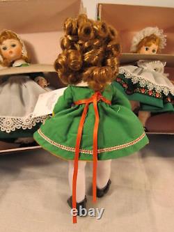 Vintage Lot Of 5 Madame Alexander Ireland Doll Collection Pre-owned