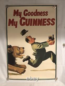 Vintage My Goodness My Guinness Poster Guinness Museum Dublin Beer 20 x 30
