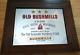 Vintage Old Bushmills 1784 Irish Whisky Bar Mirror Ireland