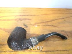 Vintage Peterson Dublin, Ireland Sterling Silver Band Two-Tone Tobacco Pipe