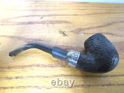 Vintage Peterson Dublin, Ireland Sterling Silver Band Two-Tone Tobacco Pipe