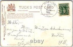 Vintage Postcard Cunard Line's S. S. Lusitania Torpedoed Off Ireland 1915 (1908)