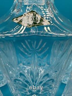 Vintage Shannon Crystal Designs Of Ireland 5 Piece Set Decanter Bourbon Scotch