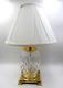 Vintage Signed Waterford Crystal Table Or Bedside Lamp Made In Ireland