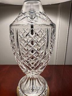 Vintage WATERFORD CRYSTAL Donegal 28 Tall Table Lamp Made in Ireland