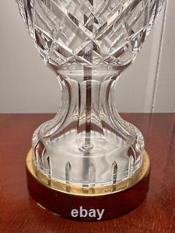 Vintage WATERFORD CRYSTAL Donegal 28 Tall Table Lamp Made in Ireland