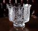 Vintage Waterford Crystal Master Cutter 8 Scallop Pedestal Bowl Signed- Rare