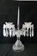 Vintage Waterford Ireland Crystal C2 Large Double-arm Candelabra Candle Holder