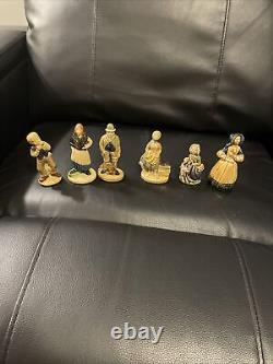 Vintage Wade Irish Song & Folk Tale Figurines Set of 6 EXCELLENT Condition