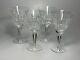 Vintage Waterford Crystal Glenmore 7 Water Goblets/ Wine Glasses Set Of 4