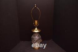 Vintage Waterford Crystal Giftware SIGNED Table Lamp 22