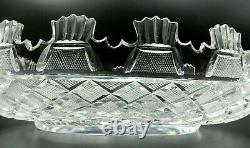 Vintage Waterford Crystal Made In Ireland Kennedy Prestige Collection Oval Bowl