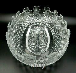Vintage Waterford Crystal Made In Ireland Kennedy Prestige Collection Oval Bowl