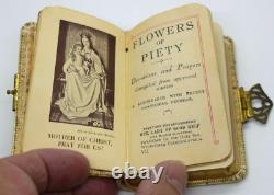 Vtg Flowers Of Piety Our Lady Of Good Help XTIAN Ireland Gilded Book 1922