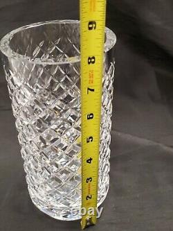 WATERFORD CRYSTAL Alana 8 Pattern Cut Flower Vase