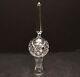 Waterford Crystal Glass Christmas Tree Topper Lismore Pattern Beautiful Vintage