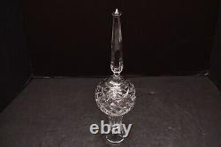 WATERFORD CRYSTAL GLASS CHRISTMAS TREE TOPPER LISMORE PATTERN BEAUTIFUL Vintage