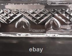 WATERFORD CRYSTAL Irish Glass BIG 8x10 HEIRLOOM HEARTS Wedding Picture Frame