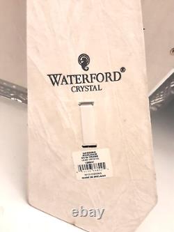 WATERFORD CRYSTAL Irish Glass BIG 8x10 HEIRLOOM HEARTS Wedding Picture Frame