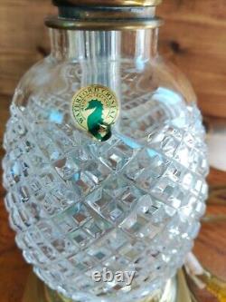 WATERFORD CRYSTAL Pineapple Lamp 22 Tall HOSPITALITY Collect. Made in IRELAND