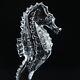 Waterford Crystal 7.25 Cape Cod Collection Seahorse Signed Jim O'leary 2004