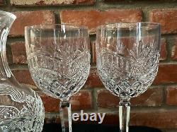 WATERFORD Crystal Artisan Collection Decanter & 2 Wine Goblets SetBOX /COA