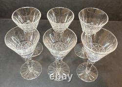 WATERFORD Crystal Maeve Cut Cordial Glasses 3 7/8 Set of 6