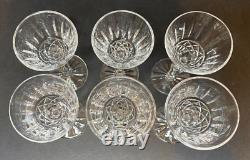 WATERFORD Crystal Maeve Cut Cordial Glasses 3 7/8 Set of 6