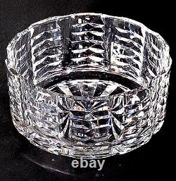 WATERFORD GIFTWARE FOOTED BOWL, Cut Lead Crystal, 7, Vintage, Made in Ireland