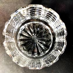 WATERFORD GIFTWARE FOOTED BOWL, Cut Lead Crystal, 7, Vintage, Made in Ireland