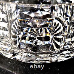 WATERFORD GIFTWARE FOOTED BOWL, Cut Lead Crystal, 7, Vintage, Made in Ireland