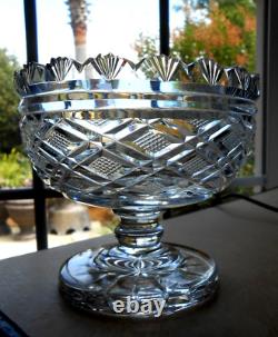 WATERFORD Master Cutter Crystal Compote Bowl Kennedy Tipperary