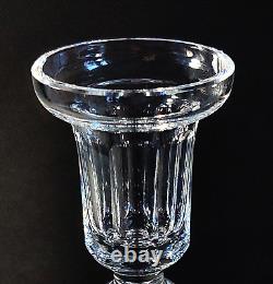 WATERFORD SINGLE CANDLE HOLDERS, Cut Lead Crystal, 8, Made in Ireland, 4PCS SET