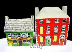 Wade Ireland Porcelain Bally-Whim Complete Eight Piece Village Figurine Set 1984