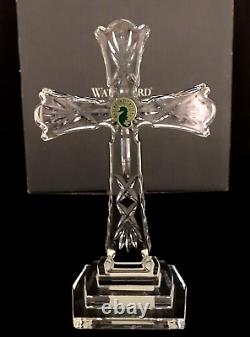 Waterford 8 Crystal Standing Cross 104819 Box Foam Inserts Stickers