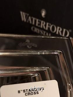 Waterford 8 Crystal Standing Cross 104819 Box Foam Inserts Stickers